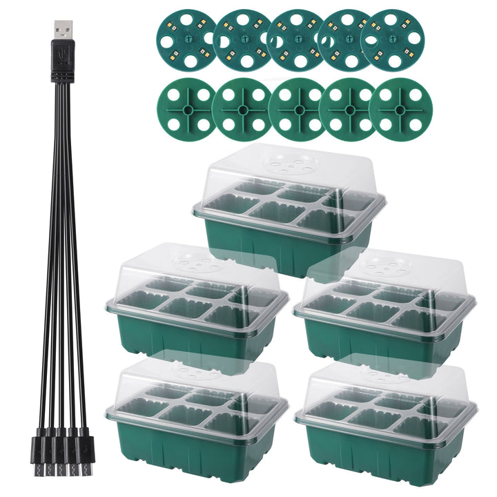 50% Rabatt | GrowPlant™ Seed Starter Trays mit Wachstumslicht