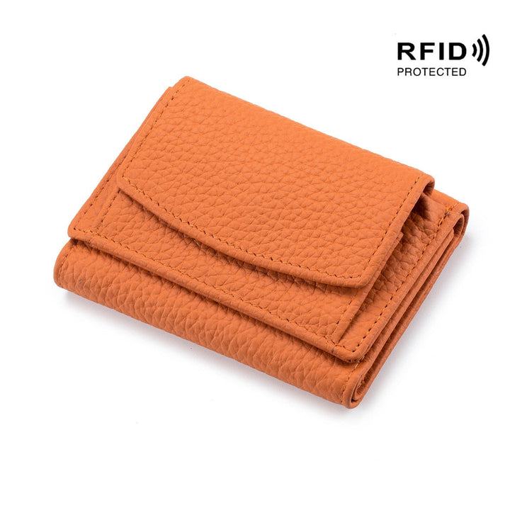 EasyFlair™️ - Sichere und kompakte Mini-Geldbörse aus veganem Leder mit RFID-Schutz