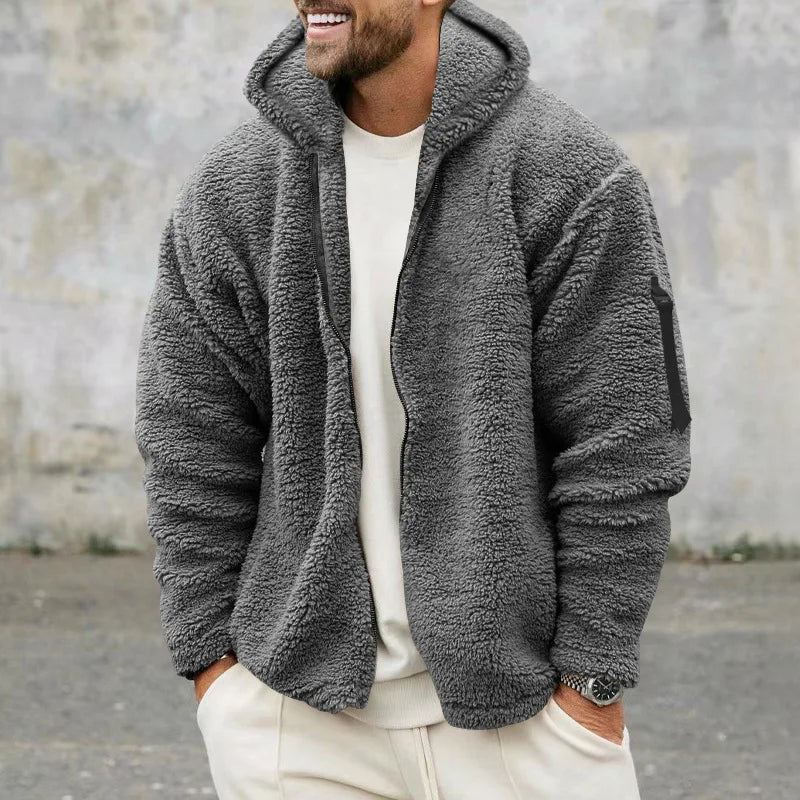 Coazy™ - Herren fleece hoodie jack