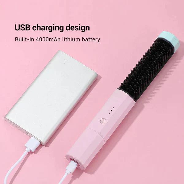 Frizzy™ – Die professionelle Glättbürste für seidig-weiches Haar