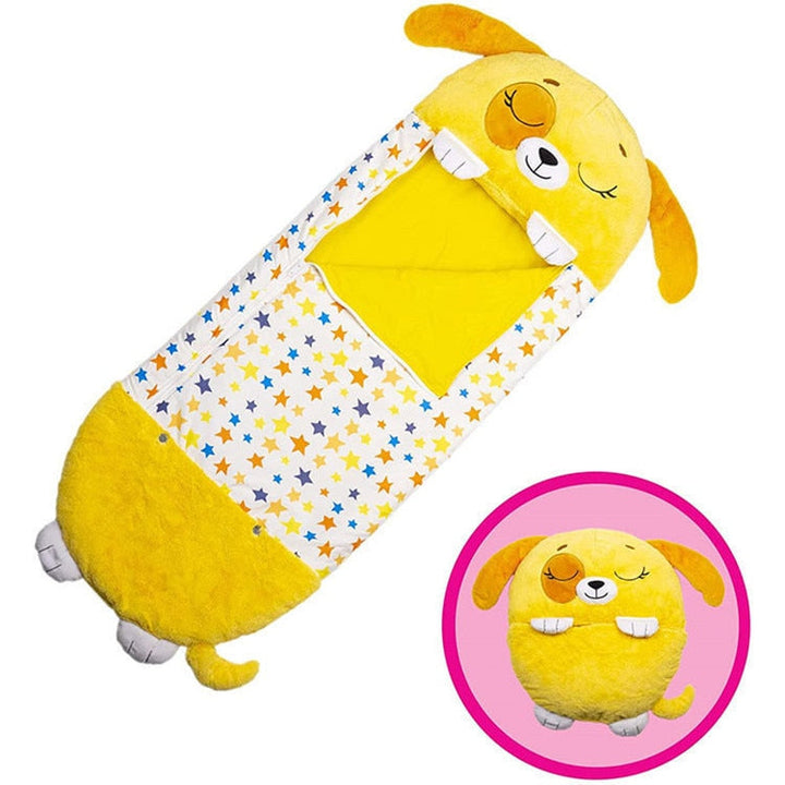 Kinder Schlafsack mit Kissen | 2-in-1 Kuschelset | Ideal für Kita & Übernachtungen
