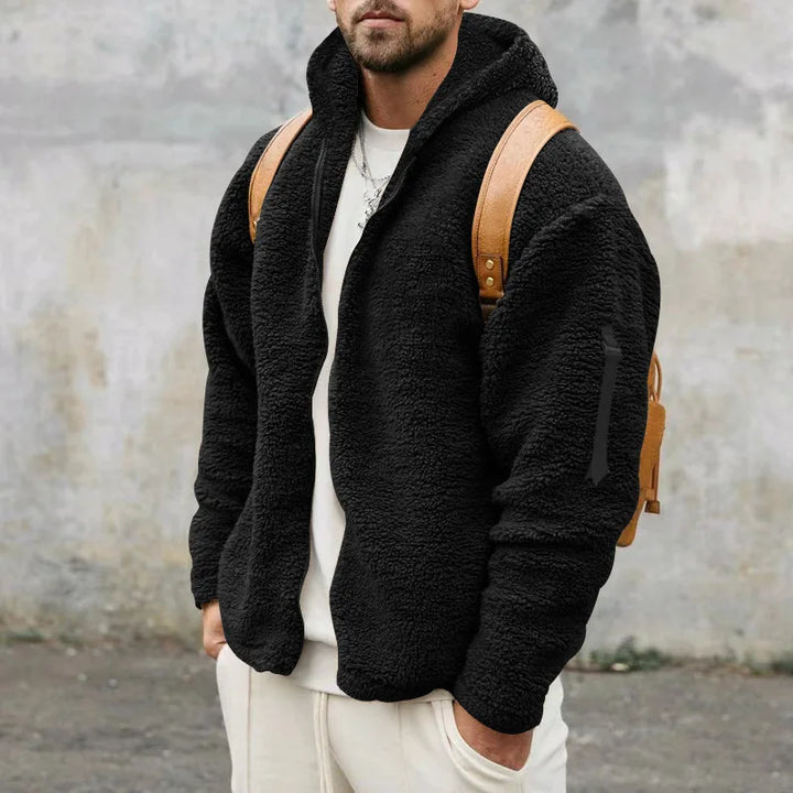 Coazy™ - Herren fleece hoodie jack