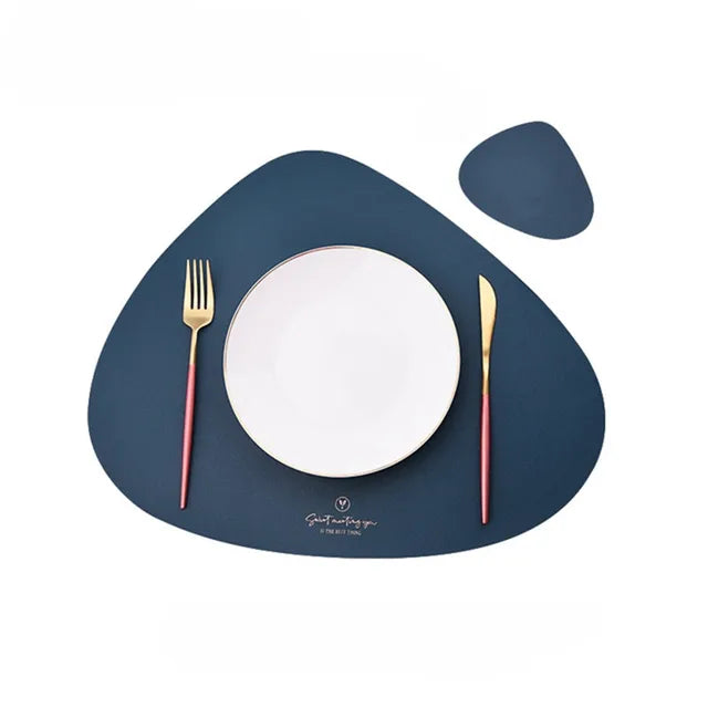 50% RABATT | TableMat™ - Elegantes Set aus PU-Leder-Tischsets und Untersetzern [Letzter Tag Rabatt]