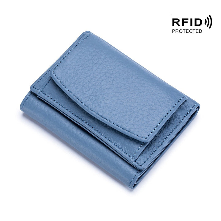 EasyFlair™️ - Sichere und kompakte Mini-Geldbörse aus veganem Leder mit RFID-Schutz