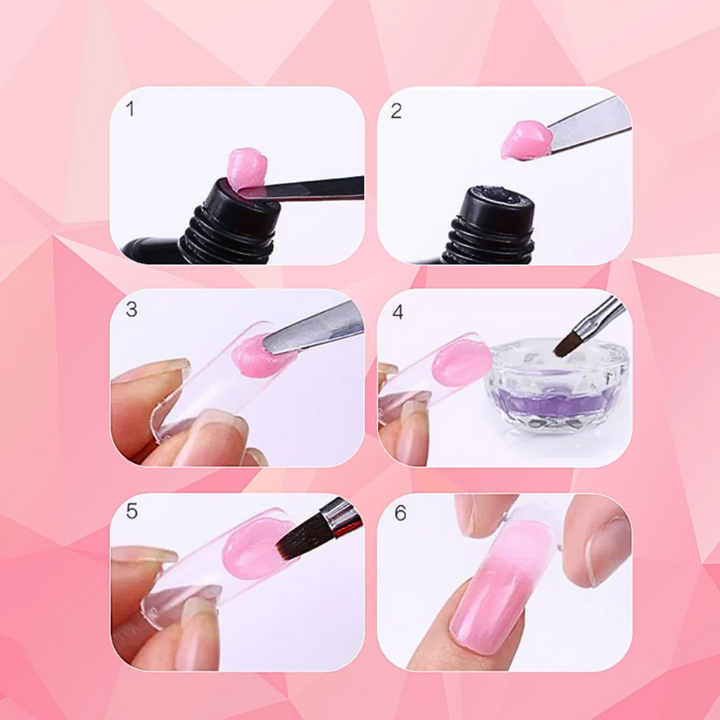 Gelana™ - Professionelles DIY Polygel-Nagelset für perfekte Maniküre zu Hause