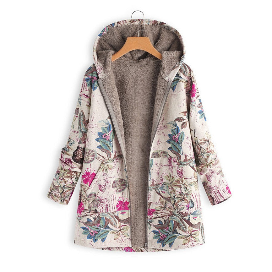 Daniela™ Gemusterte Jacke im Vintage-Stil