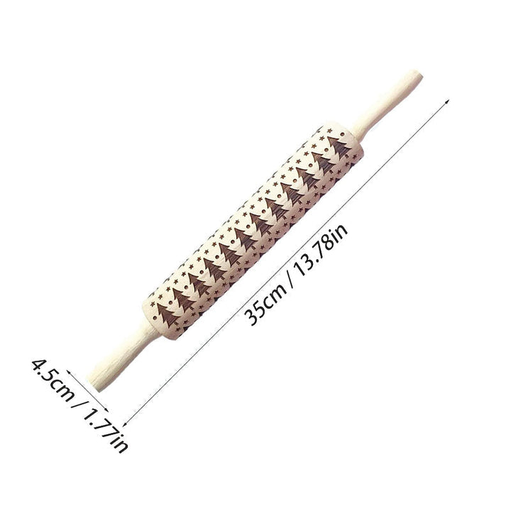 EasyCarve™ - Weihnachtliche Rolling Pins aus Holz [Letzter Tag Rabatt]