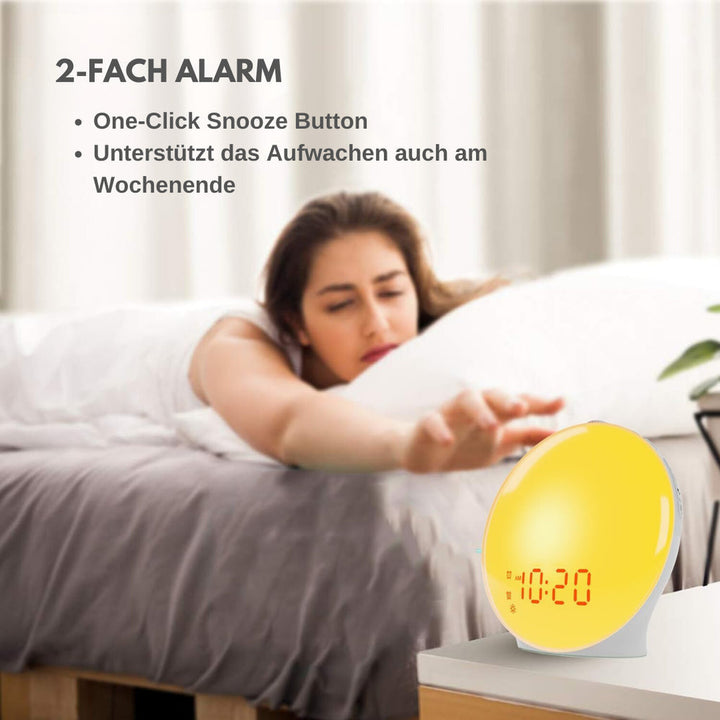 SunWake™ | sunrise wakeup Lichtwecker zum natürlichen Aufwachen