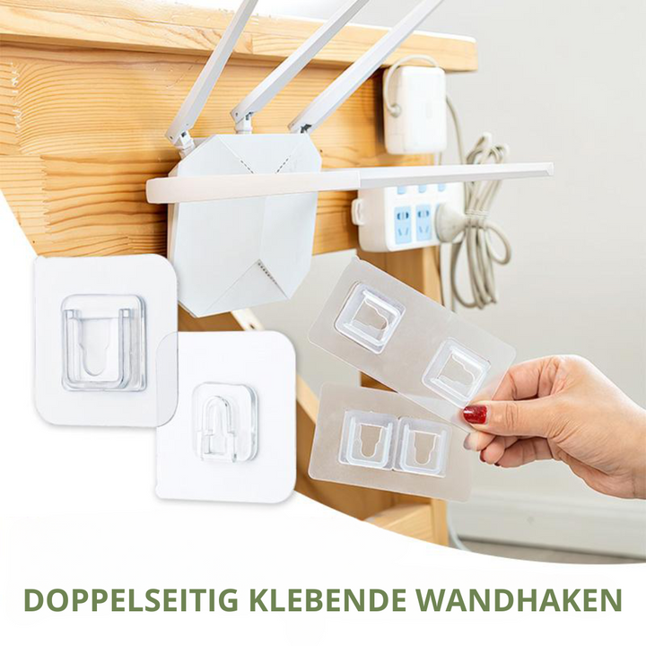 50% RABATT | Doppelseitig klebende Wandhaken (5/10/20 Sets)