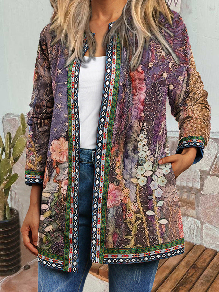 Heidi | Retro Strickjacke