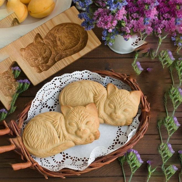 EasyBake™ - Plätzchenform mit Holzgravur Embossing [Letzter Tag Rabatt]