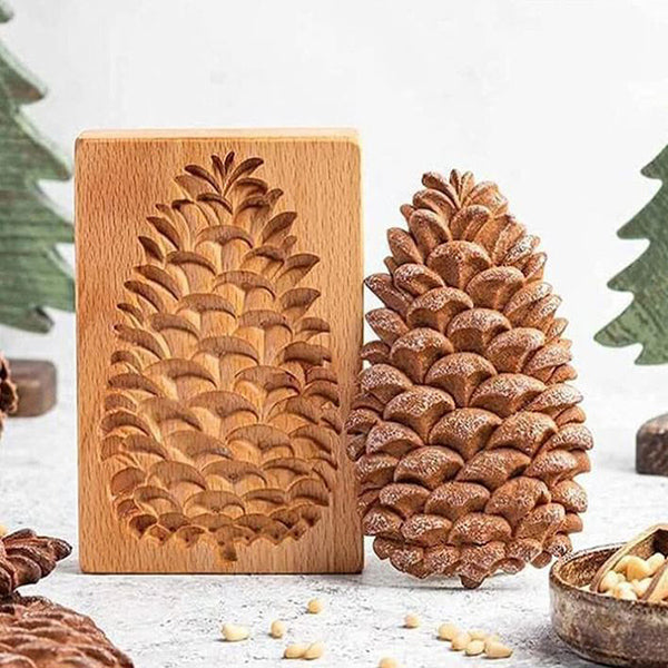 EasyBake™ - Plätzchenform mit Holzgravur Embossing [Letzter Tag Rabatt]