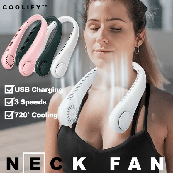 EasyBreeze™ - Tragbarer Halsventilator für erfrischende Sommermomente! | 50% Rabatt