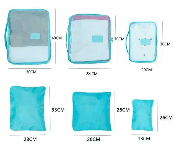 EasyPack™ - 6 Stück tragbare Packwürfel für Gepäck [Letzter Tag Rabatt]