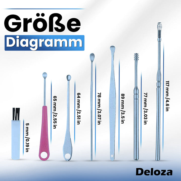 50% RABATT | EarClean™ - Ohrschmalz-Reinigungswerkzeug-Set [Letzter Tag Rabatt]