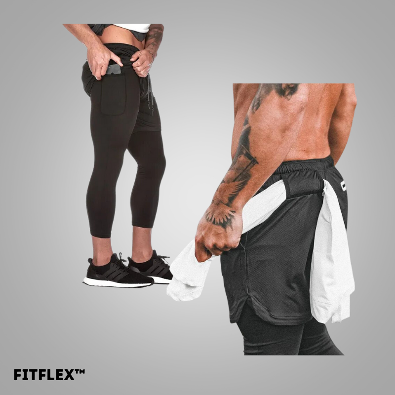 50% RABATT || FitFlex™ - Leistungsshorts für Männer