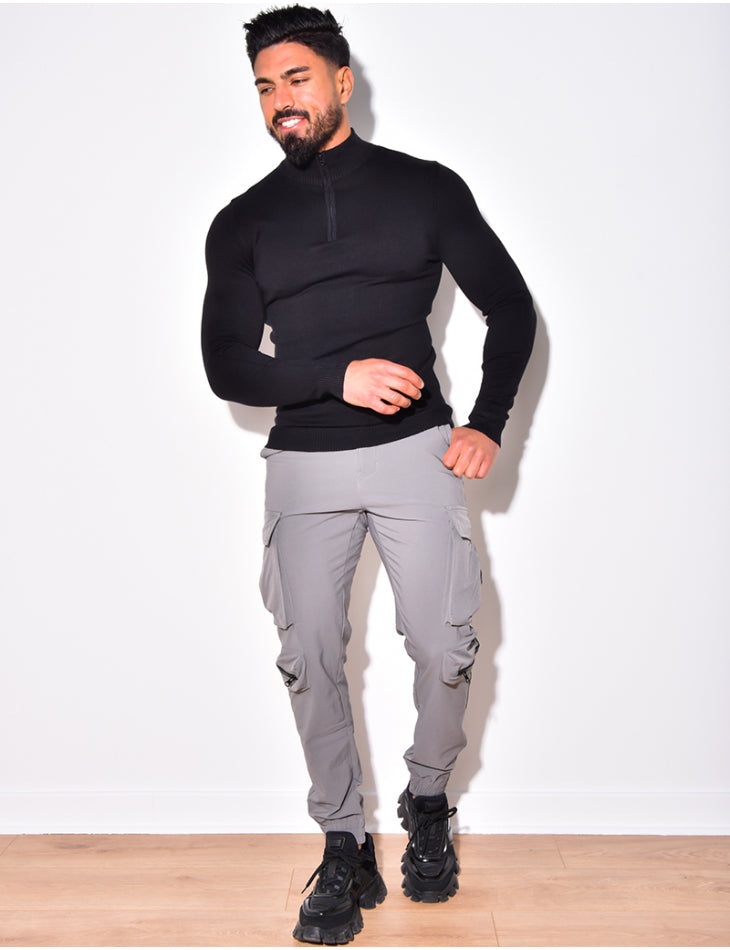 Otto™ - Halblanger Rollkragenpullover mit Reißverschluss