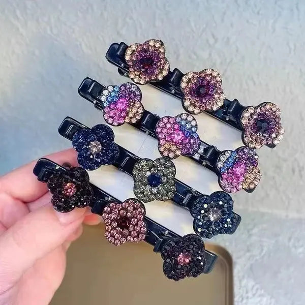 Crystala™ Glitzernde Kristall-Haarspangen (4stk) | 50% Rabatt