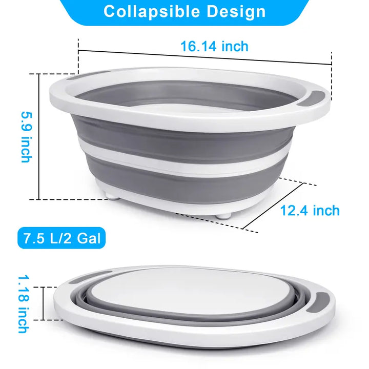 50% RABATT | SliceBasket™ - Multifunktionelle Schneidebretter und klappbarer Abtropfkorb
