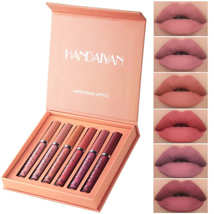 KissLips™️ | Premium 6-Stucks Matte Lipstick Set