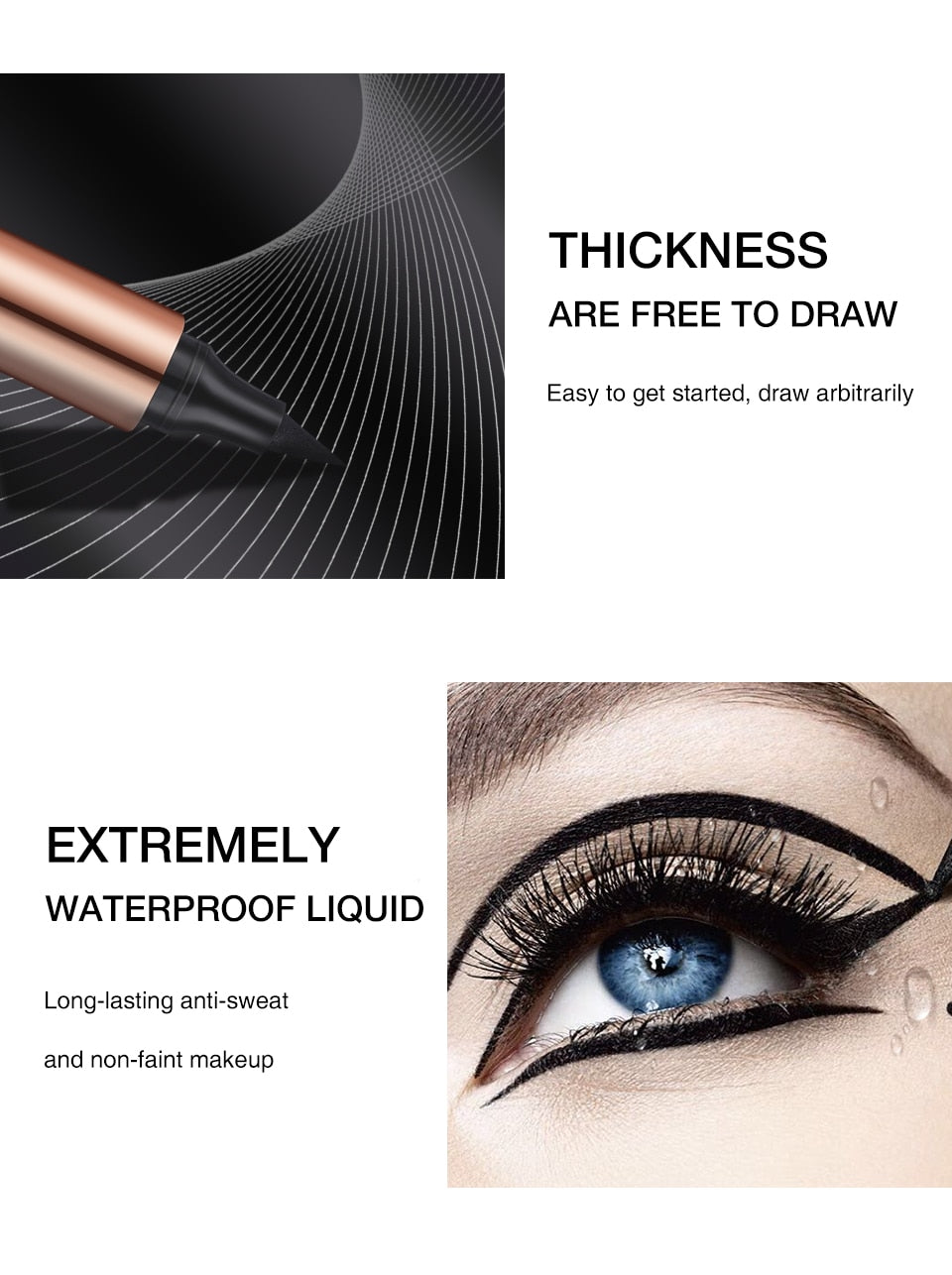 O.TWO.O™ Wasserfester perfekt geschwungener Eyeliner